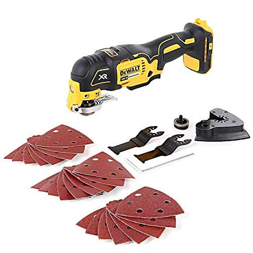 DeWalt 18V XR Brushless Oscillating Multi Tool with Accessories: DCS355N-XJ