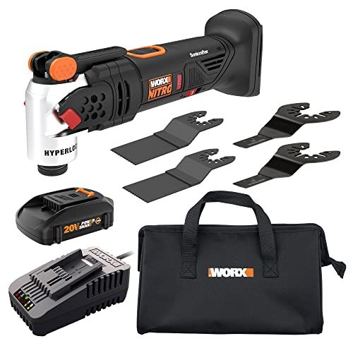 Worx Nitro WX697L 20V: Power Share Cordless Oscillating Multi-Tool with Brushless Motor